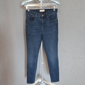Madewell Blue Skinny Jeans Roadtripper